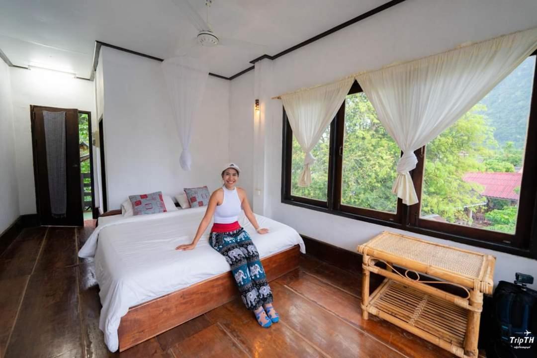 Ning Ning Guesthouse Muang Ngoi Номер фото